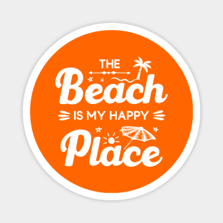 The Beach Is My Happy Place Magnet